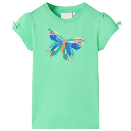 Camiseta infantil verde claro 128 de , Camisetas para niños - Ref: Foro24-11007, Precio: 8,39 €, Descuento: %