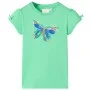 Camiseta infantil verde claro 128 de , Camisetas para niños - Ref: Foro24-11007, Precio: 8,39 €, Descuento: %