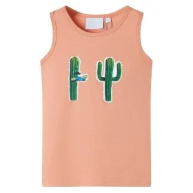 Camiseta de tirantes infantil naranja claro 116 de , Camisetas para niños - Ref: Foro24-12501, Precio: 7,79 €, Descuento: %