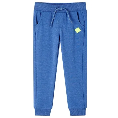 Pantalones de chándal infantiles azul mélange 116 de , Pantalones de niños - Ref: Foro24-11916, Precio: 10,97 €, Descuento: %