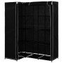 Armario de esquina negro 130x87x169 cm de vidaXL, Armarios roperos - Ref: Foro24-282449, Precio: 53,29 €, Descuento: %