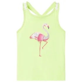 Camiseta de tirantes infantil amarillo neón 92 de , Camisetas para niños - Ref: Foro24-11149, Precio: 8,30 €, Descuento: %