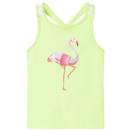 Camiseta de tirantes infantil amarillo neón 92 de , Camisetas para niños - Ref: Foro24-11149, Precio: 8,30 €, Descuento: %