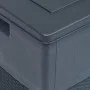 Caja de almacenamiento de jardín 320 L gris antracita de vidaXL, Cajas de almacenaje para exteriores - Ref: Foro24-45690, Pre...