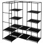 Armario de esquina negro 130x87x169 cm de vidaXL, Armarios roperos - Ref: Foro24-282449, Precio: 53,29 €, Descuento: %