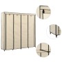 Armario con 4 compartimentos color crema 175x45x170 cm de vidaXL, Armarios roperos - Ref: Foro24-282447, Precio: 64,01 €, Des...
