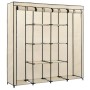 Armario con 4 compartimentos color crema 175x45x170 cm de vidaXL, Armarios roperos - Ref: Foro24-282447, Precio: 64,01 €, Des...