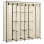 Armario con 4 compartimentos color crema 175x45x170 cm de vidaXL, Armarios roperos - Ref: Foro24-282447, Precio: 58,07 €, Des...