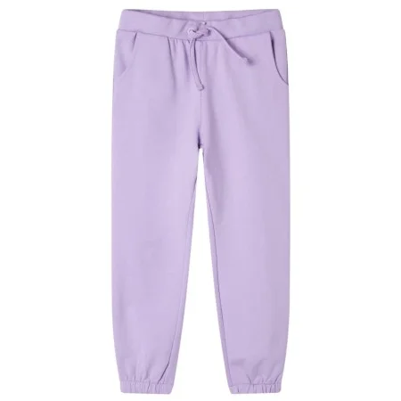 Pantalones de chándal infantiles color lila 140 de , Pantalones de niños - Ref: Foro24-10538, Precio: 11,70 €, Descuento: %