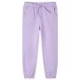 Pantalones de chándal infantiles color lila 140 de , Pantalones de niños - Ref: Foro24-10538, Precio: 11,70 €, Descuento: %