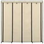 Armario con 4 compartimentos color crema 175x45x170 cm de vidaXL, Armarios roperos - Ref: Foro24-282447, Precio: 58,07 €, Des...