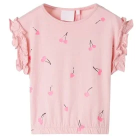 Camiseta infantil rosa claro 140 de , Camisetas para niños - Ref: Foro24-11453, Precio: 7,99 €, Descuento: %