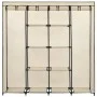 Armario con 4 compartimentos color crema 175x45x170 cm de vidaXL, Armarios roperos - Ref: Foro24-282447, Precio: 58,07 €, Des...