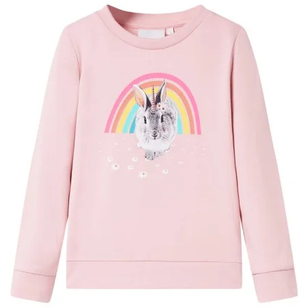 Sudadera infantil rosa claro 128 de , Camisetas para niños - Ref: Foro24-10747, Precio: 11,70 €, Descuento: %
