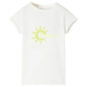 Camiseta infantil color crudo 104 de , Camisetas para niños - Ref: Foro24-11180, Precio: 7,99 €, Descuento: %