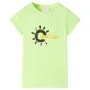 Camiseta infantil amarillo neón 128 de , Camisetas para niños - Ref: Foro24-11177, Precio: 7,99 €, Descuento: %