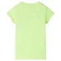 Camiseta infantil amarillo neón 128 de , Camisetas para niños - Ref: Foro24-11177, Precio: 7,99 €, Descuento: %