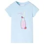 Camiseta infantil azul suave 140 de , Camisetas para niños - Ref: Foro24-11273, Precio: 8,19 €, Descuento: %