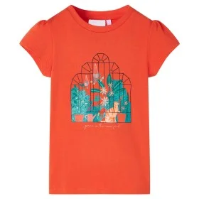 Dark orange children's t-shirt 104 by , Kids T-shirts - Ref: Foro24-11360, Price: 8,59 €, Discount: %