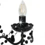 Lámpara de araña con cuentas negro redonda 3 x E14 de vidaXL, Lámparas - Ref: Foro24-281597, Precio: 59,76 €, Descuento: %