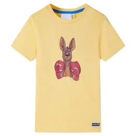 Children's short-sleeved t-shirt yellow 92 by , Kids T-shirts - Ref: Foro24-11879, Price: 8,19 €, Discount: %