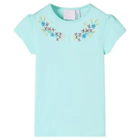 Camiseta infantil aguamarina claro 92 de , Camisetas para niños - Ref: Foro24-11334, Precio: 8,59 €, Descuento: %
