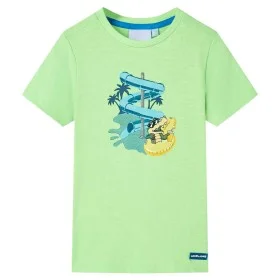 Camiseta infantil verde neón 116 de , Camisetas para niños - Ref: Foro24-12471, Precio: 7,99 €, Descuento: %