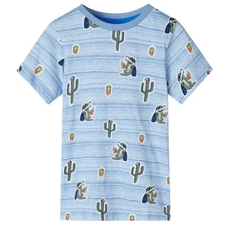 Camiseta infantil mezcla azules 140 de , Camisetas para niños - Ref: Foro24-12478, Precio: 8,72 €, Descuento: %