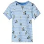 Camiseta infantil mezcla azules 140 de , Camisetas para niños - Ref: Foro24-12478, Precio: 8,72 €, Descuento: %