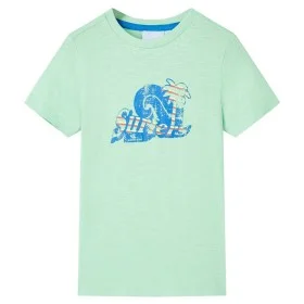 Camiseta infantil verde claro 128 de , Camisetas para niños - Ref: Foro24-12557, Precio: 7,93 €, Descuento: %