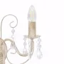 Lámpara de pared con cuentas blanco antiguo 2 bombillas E14 de vidaXL, Lámparas - Ref: Foro24-281590, Precio: 45,57 €, Descue...