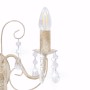 Lámpara de pared con cuentas blanco antiguo 2 bombillas E14 de vidaXL, Lámparas - Ref: Foro24-281590, Precio: 41,36 €, Descue...
