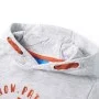 Sudadera infantil con capucha gris y naranja 128 de , Camisetas para niños - Ref: Foro24-12782, Precio: 12,74 €, Descuento: %