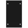 Leñero de vidrio negro 40x35x60 cm de vidaXL, Bolsas y soportes de leña - Ref: Foro24-282829, Precio: 56,65 €, Descuento: %