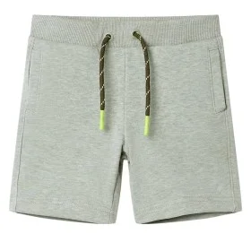 Pantalones cortos infantiles con cordón caqui claro mélange 92 de , Pantalones de niños - Ref: Foro24-11699, Precio: 9,29 €, ...