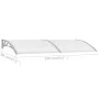 Marquesina para puerta PC gris y transparente 240x75 cm de vidaXL, Toldos - Ref: Foro24-144821, Precio: 77,10 €, Descuento: %