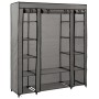 Armario con compartimentos y varillas tela gris 150x45x176 cm de vidaXL, Armarios roperos - Ref: Foro24-282436, Precio: 62,07...