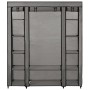 Armario con compartimentos y varillas tela gris 150x45x176 cm de vidaXL, Armarios roperos - Ref: Foro24-282436, Precio: 62,07...