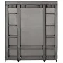 Armario con compartimentos y varillas tela gris 150x45x176 cm de vidaXL, Armarios roperos - Ref: Foro24-282436, Precio: 60,92...