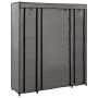Armario con compartimentos y varillas tela gris 150x45x176 cm de vidaXL, Armarios roperos - Ref: Foro24-282436, Precio: 62,07...