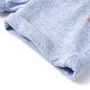 Pantalones cortos infantiles con cordón azul mélange 128 de , Pantalones de niños - Ref: Foro24-12197, Precio: 9,29 €, Descue...