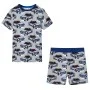 Pijama infantil de manga corta gris 128 de , Pijamas de niños - Ref: Foro24-12517, Precio: 10,64 €, Descuento: %