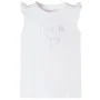 Camiseta infantil con mangas de volantes blanco 104 de , Camisetas para niños - Ref: Foro24-10495, Precio: 8,19 €, Descuento: %