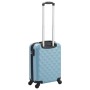 Maleta con ruedas trolley rígida azul ABS de vidaXL, Maletas - Ref: Foro24-91894, Precio: 66,60 €, Descuento: %