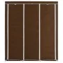 Armario con compartimentos y varillas tela marrón 150x45x175 cm de vidaXL, Armarios roperos - Ref: Foro24-282454, Precio: 48,...