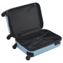 Maleta con ruedas trolley rígida azul ABS de vidaXL, Maletas - Ref: Foro24-91894, Precio: 66,60 €, Descuento: %