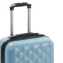 Maleta con ruedas trolley rígida azul ABS de vidaXL, Maletas - Ref: Foro24-91894, Precio: 61,29 €, Descuento: %