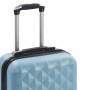 Maleta con ruedas trolley rígida azul ABS de vidaXL, Maletas - Ref: Foro24-91894, Precio: 66,60 €, Descuento: %