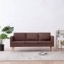3 seater brown fabric sofa by vidaXL, Sofas - Ref: Foro24-281354, Price: 307,85 €, Discount: %