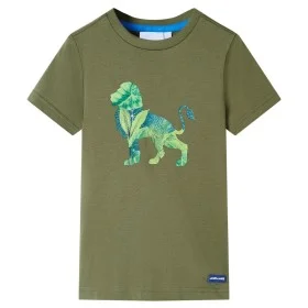 Camiseta infantil caqui 140 de , Camisetas para niños - Ref: Foro24-12278, Precio: 8,06 €, Descuento: %
